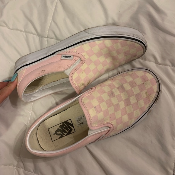 dirty pink vans